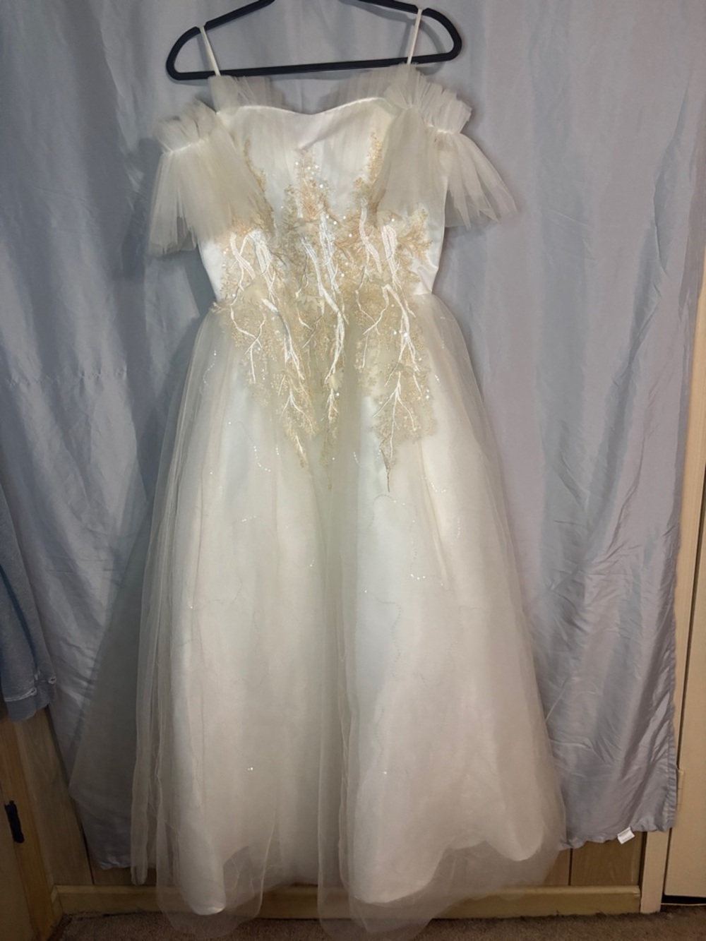 Wedding Dress With Floral Lace